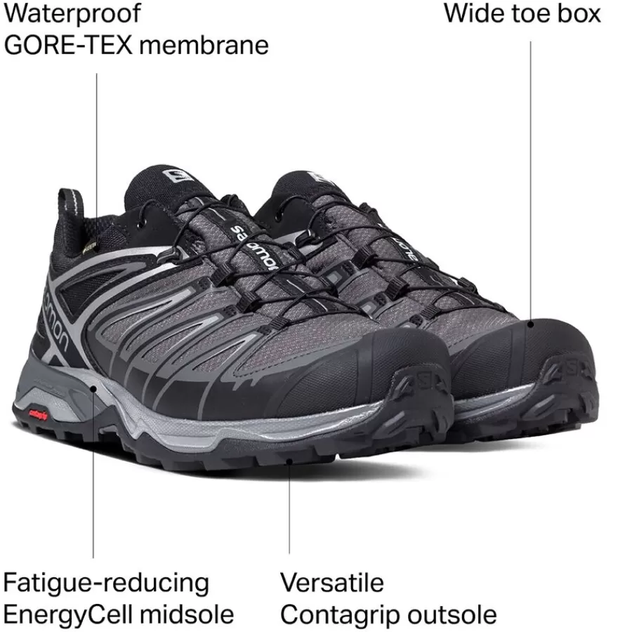 Men Salomon Footwear^Outlet – X Ultra 3 Gtx Wide Hiking Shoe – Men'S